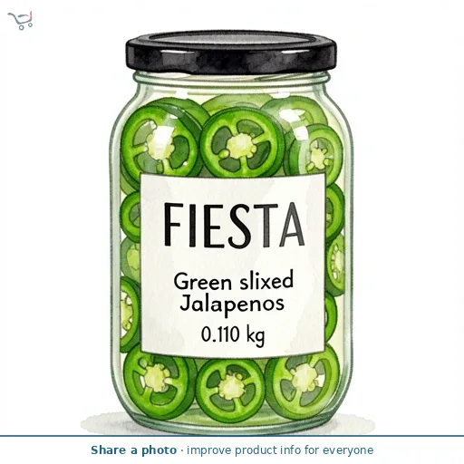 Green sliced Jalapenos