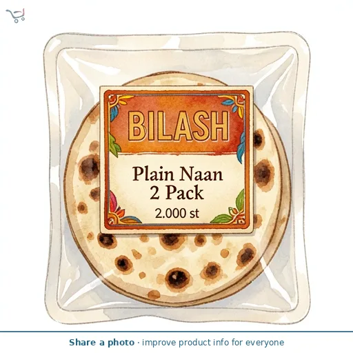 Plain Naan 2 Pack