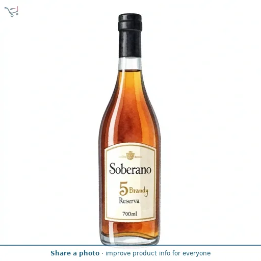 Soberano 5 Brandy Reserva 700ml