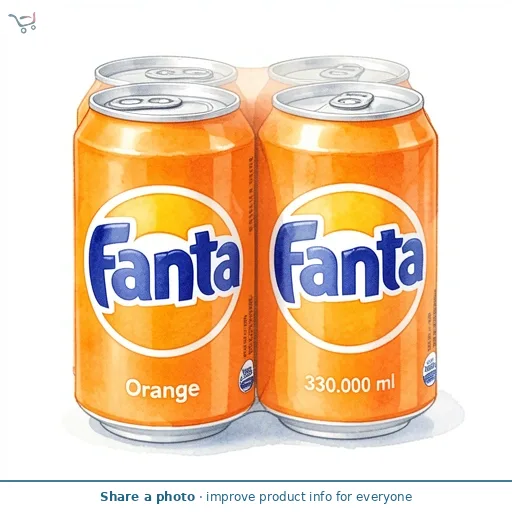 Fanta Orange 4x330ml