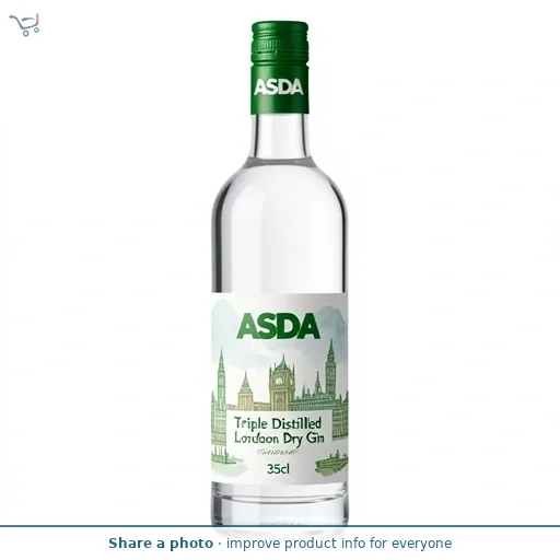 ASDA Triple Distilled London Dry Gin 35cl