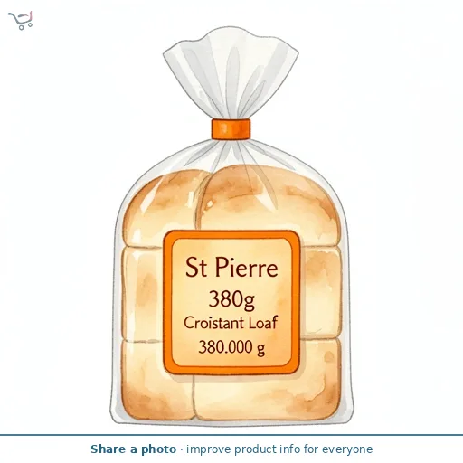 St Pierre 380g Croissant Loaf