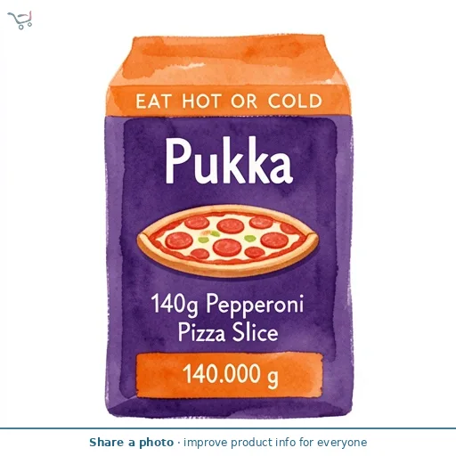 Pukka 140g Pepperoni Pizza Slice