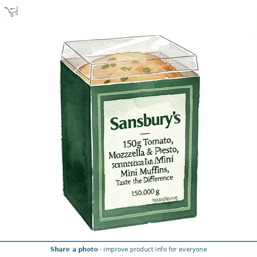 Sainsbury's 150g Tomato, Mozzarella & Pesto Mini Muffins, Taste the Difference