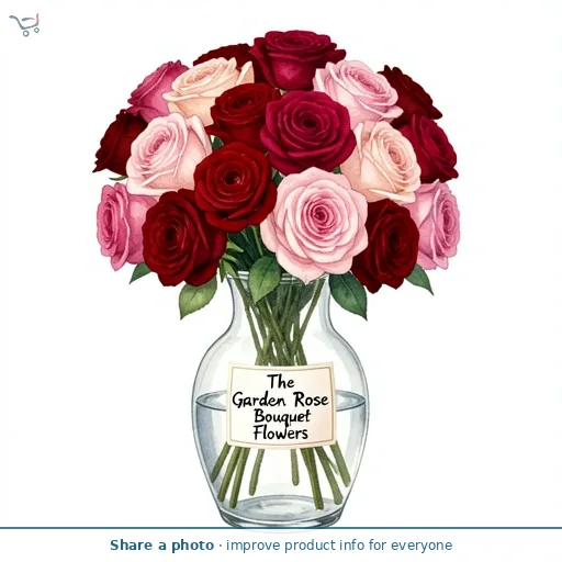 The Garden Rose Bouquet Flowers