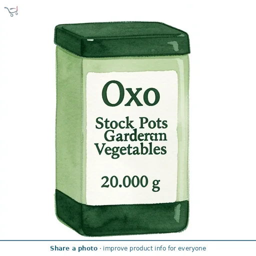 Oxo Stock Pots Garden Vegetables 4x20g