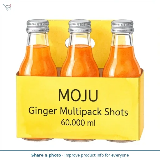 MOJU Ginger Multipack Shots 3 x 60ml