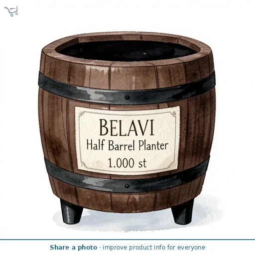 Half Barrel Planter