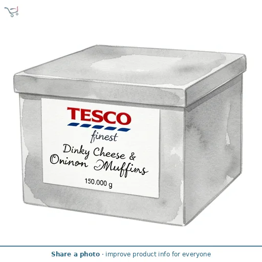 Tesco Finest Dinky Cheese & Onion Muffins 150G