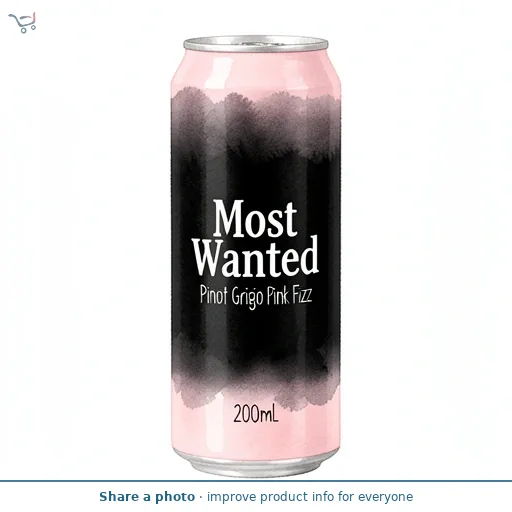 Most Wanted Pinot Grigio Pink Fizz Can