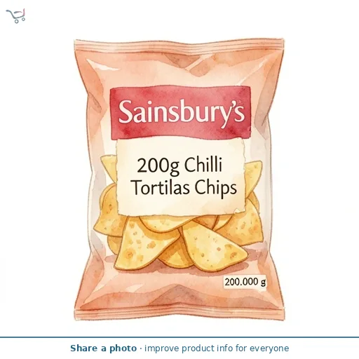 Sainsbury's 200g Chilli Tortillas Chips