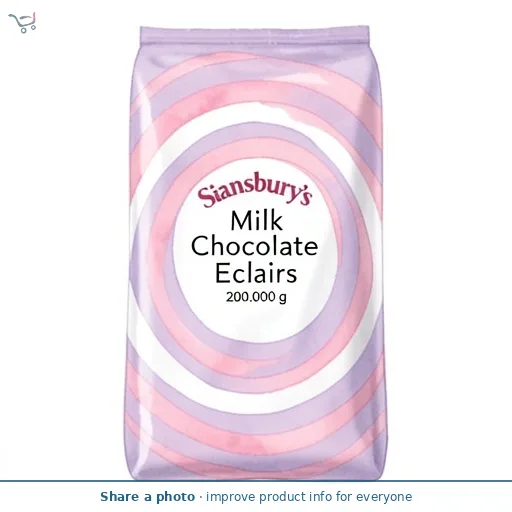 Sainsbury's Milk Chocolate Eclairs 200g