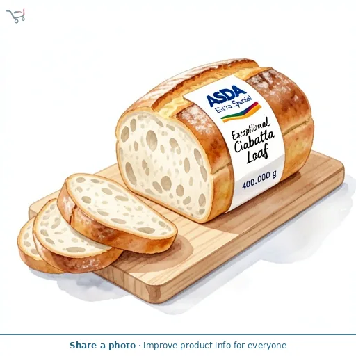 ASDA Extra Special Exceptional Ciabatta Loaf 400g