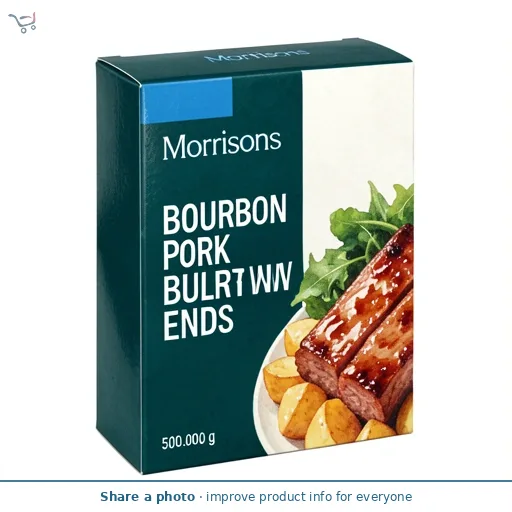 Morrisons British Bourbon Pork Belly Burnt Ends 500g