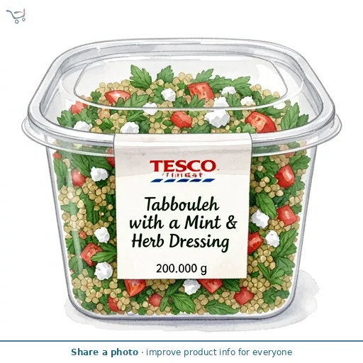 Tesco Finest Tabbouleh with a Mint & Herb Dressing 200g