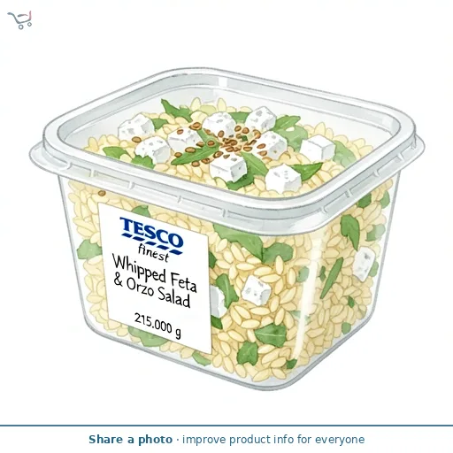 Tesco Finest Whipped Feta & Orzo Salad 215g