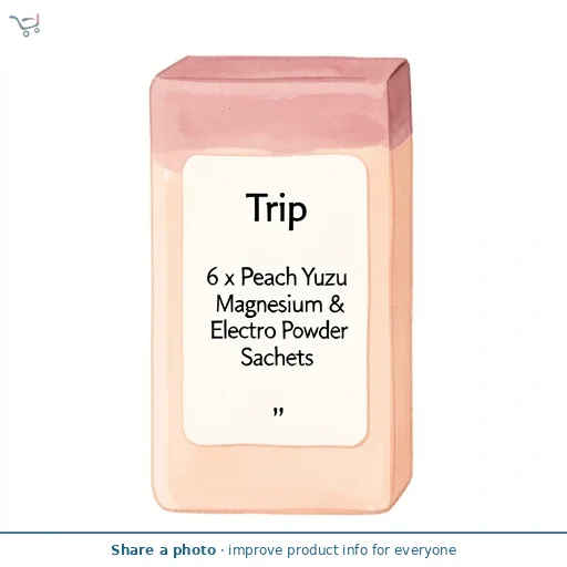 Trip 6 x Peach Yuzu Magnesium & Electrolyte Powder Sachets