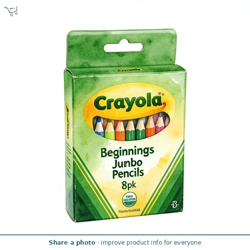 Crayola Beginnings Jumbo Pencils 8pk