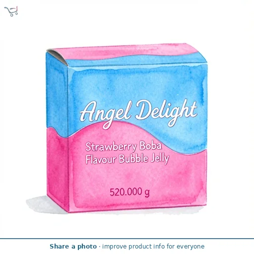 Angel Delight Strawberry Boba Flavour Bubble Jelly