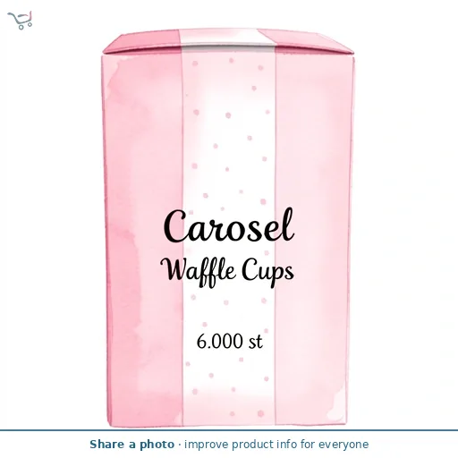 Carousel Waffle Cups