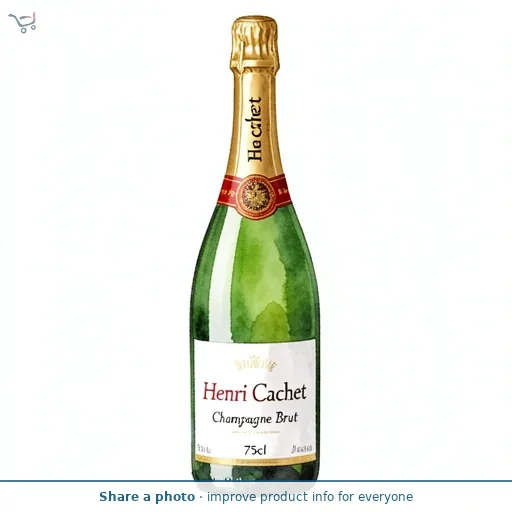 Henri Cachet Champagne Brut 75cl