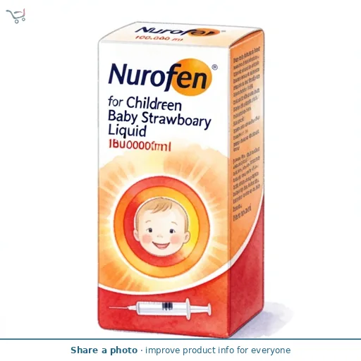 Nurofen for Children Baby Strawberry Liquid Ibuprofen