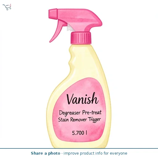 Vanish Degreaser Pre-treat Stain Remover Trigger 6x950ml