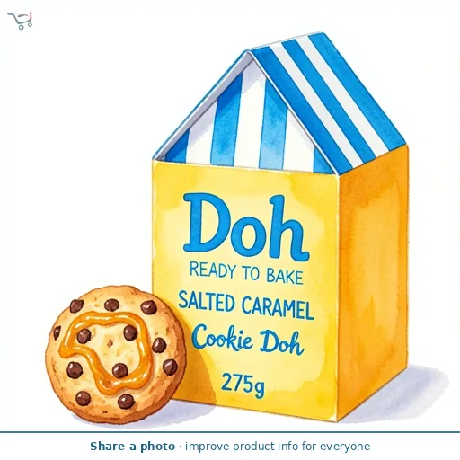Doh! Ready to bake Salted Caramel Cookie Doh 275g
