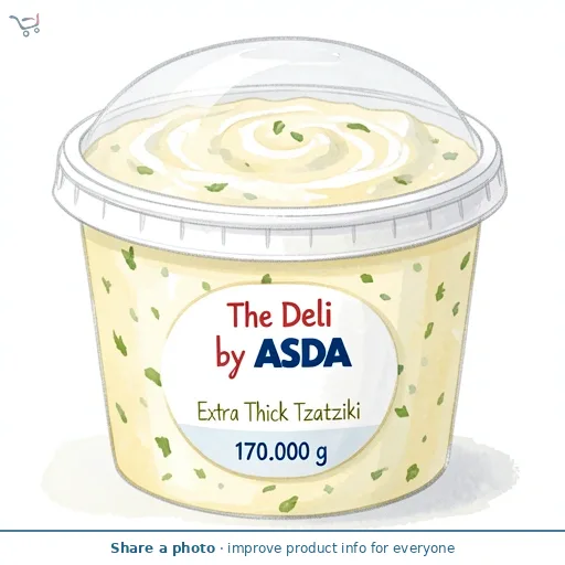 The Deli by ASDA The Deli Extra Thick Tzatziki 170g