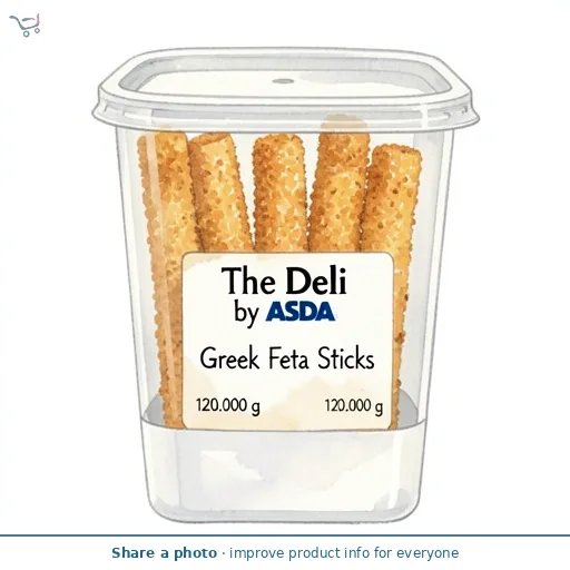 The Deli by ASDA Greek Feta Sticks 120g