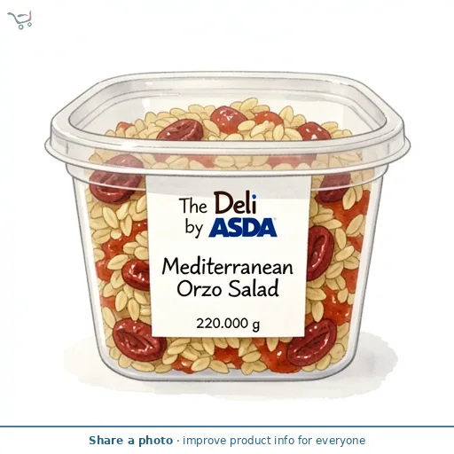 The Deli by ASDA The Deli Mediterranean Orzo Salad 220g