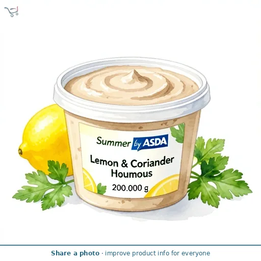 Summer by ASDA Lemon & Coriander Houmous 200g