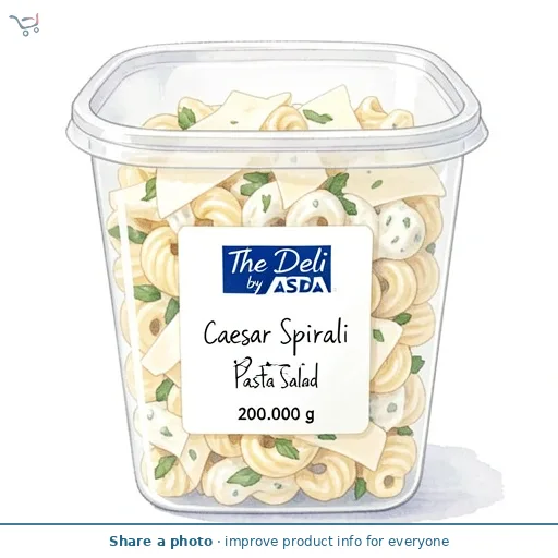 The Deli by ASDA The Deli Caesar Spirali Pasta Salad 200g