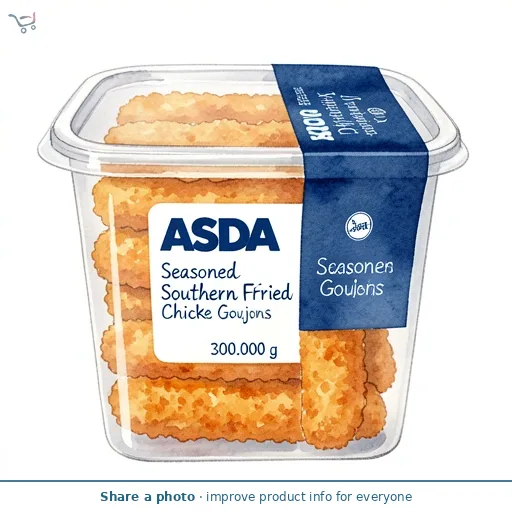 ASDA Seasoned Southern Fried Chicken Goujons 300g