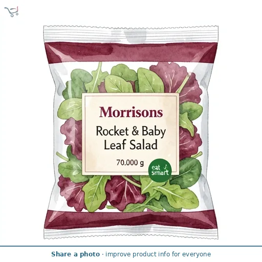 Morrisons Rocket & Baby Leaf Salad 70g