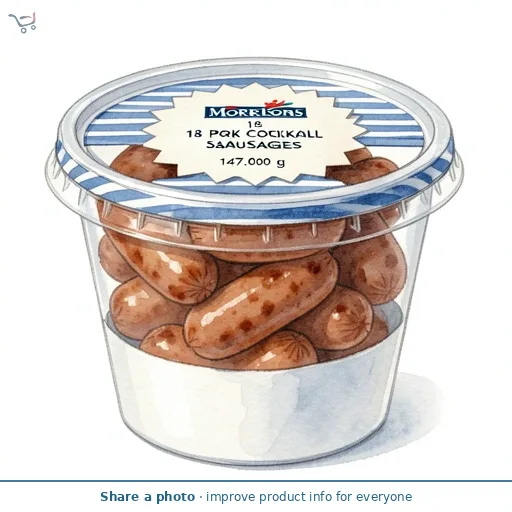 Morrisons 18 Pork Cocktail Sausages 