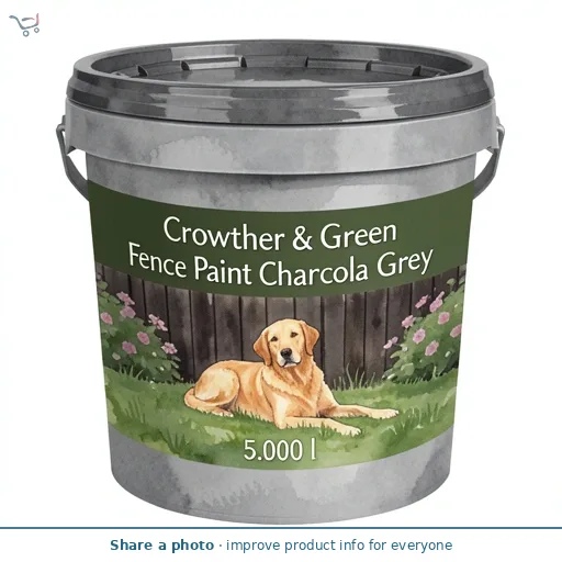 Crowther & Green Fence Paint Charcoal Grey