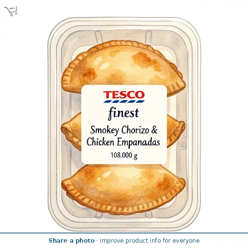 Tesco Finest Smokey Chorizo & Chicken Empanadas 108g