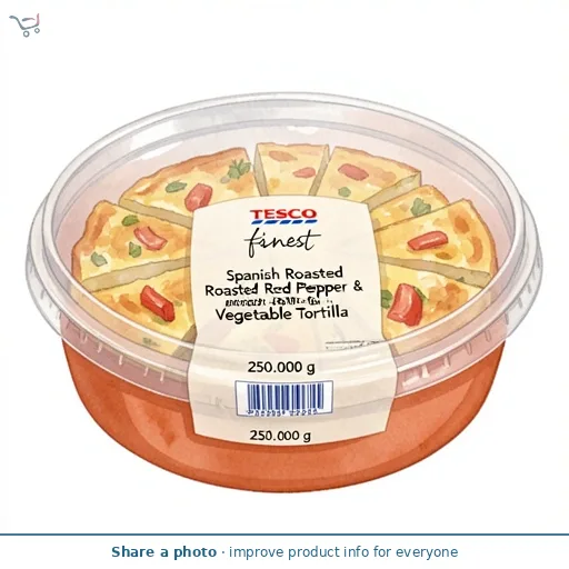 Tesco Finest Spanish Roasted Red Pepper & Vegetable Tortilla 250g