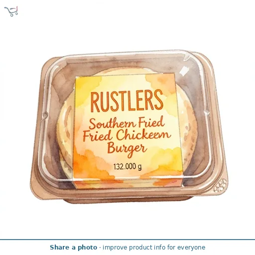 Rustlers Southern Fried Chicken Burger 132G