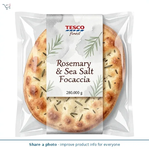 Tesco Finest Rosemary & Sea Salt Focaccia 280g
