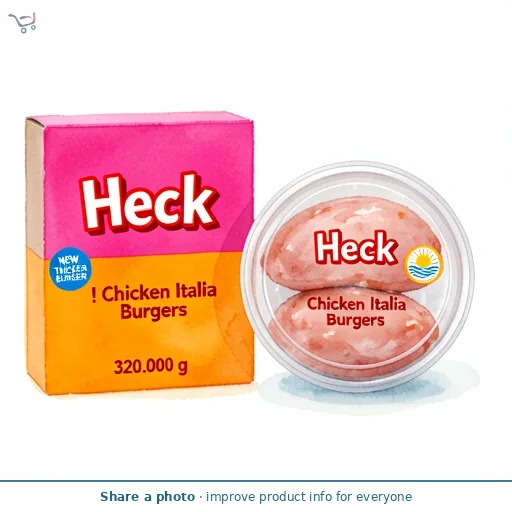 Heck! Chicken Italia Burgers 320g