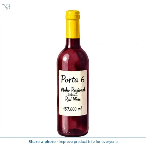 Porta 6 Vinho Regional Lisboa Red Wine 187ml