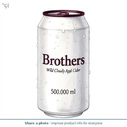 Brothers Wild Cloudy Apple Cider 500ML