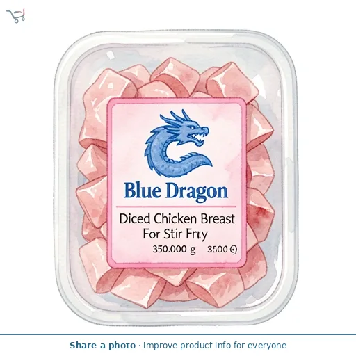 Blue Dragon British Diced Chicken Breast For Stir Fry