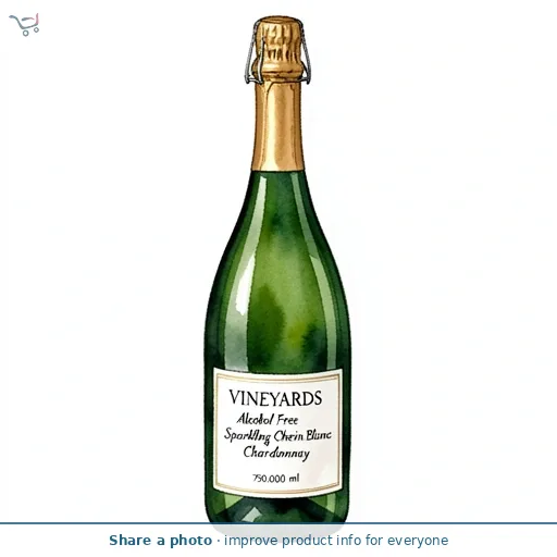 Vineyards Alcohol Free Sparkling Chenin Blanc Chardonnay 75cl