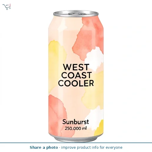 West Coast Cooler Sunburst 250ml