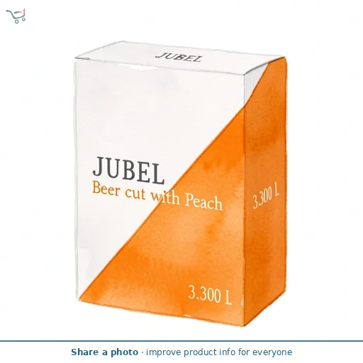 JUBEL Beer cut with Peach 10x330ml