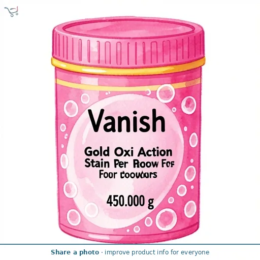 Vanish Gold Oxi Action Stain Remover For Colours Powder 450G