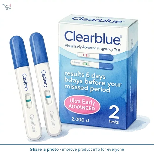 Clearblue Visual Early Advanced Pregnancy Test 2 Pack